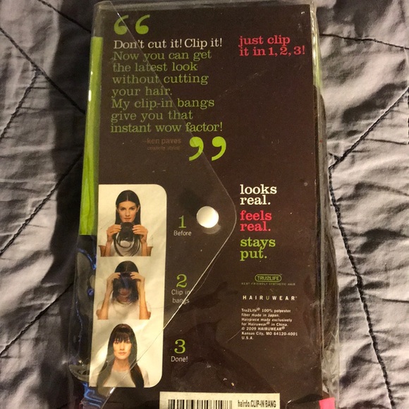 Hair U Wear clip bang - Picture 3 of 3